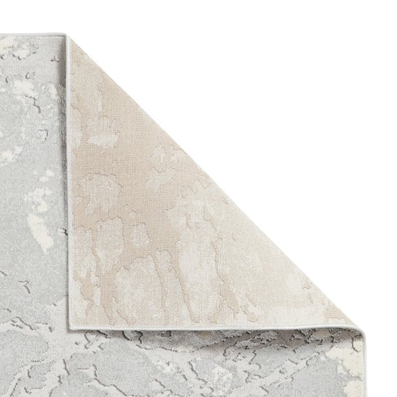 Apollo 2677 Modern Metallic Rug - Grey/Ivory