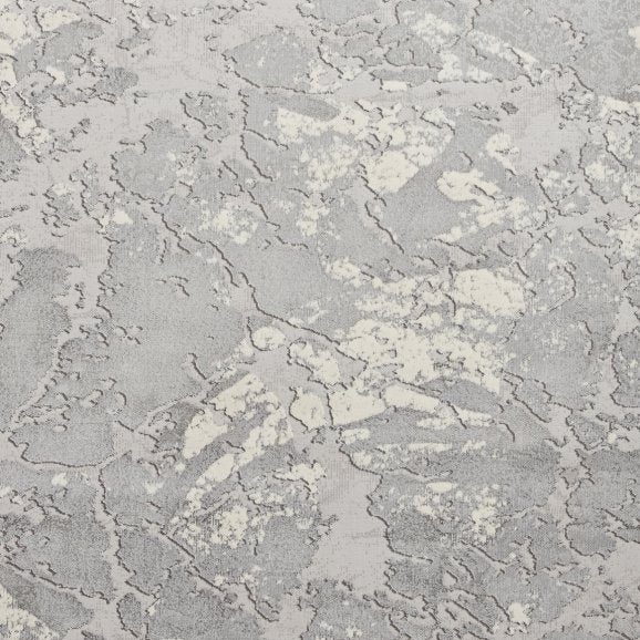 Apollo 2677 Modern Metallic Rug - Grey/Ivory