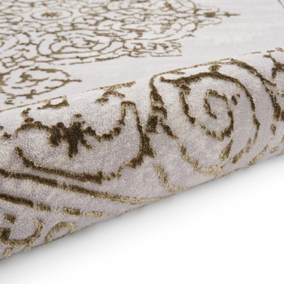 Artemis B9076A Traditional Metallic Rug - Gold/Silver