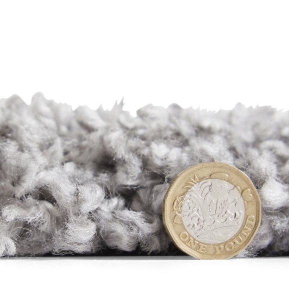 Boho 5413 Modern Shaggy Moroccan Rug Grey