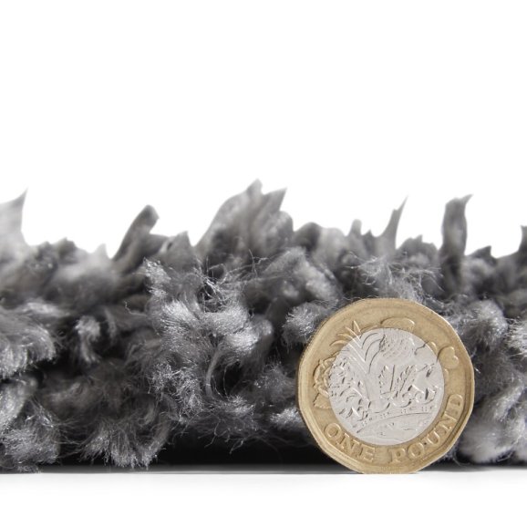 Boho 8280 Modern Shaggy Moroccan Rug Grey