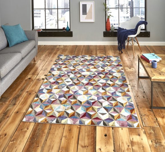 16th Avenue 34A Multi Geometric Rug