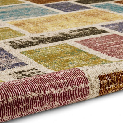 16th Avenue 37A Multi Super Soft Blocks Rug