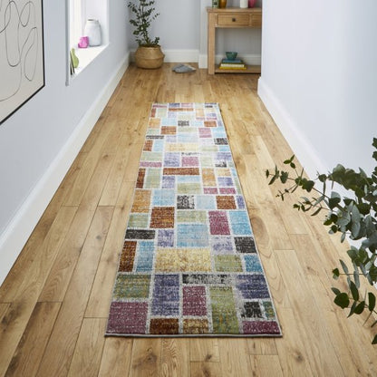 16th Avenue 37A Multi Super Soft Blocks Rug