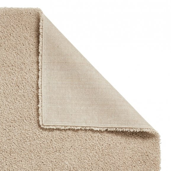 Sierra 9000 Plain Shaggy Rug- Camel