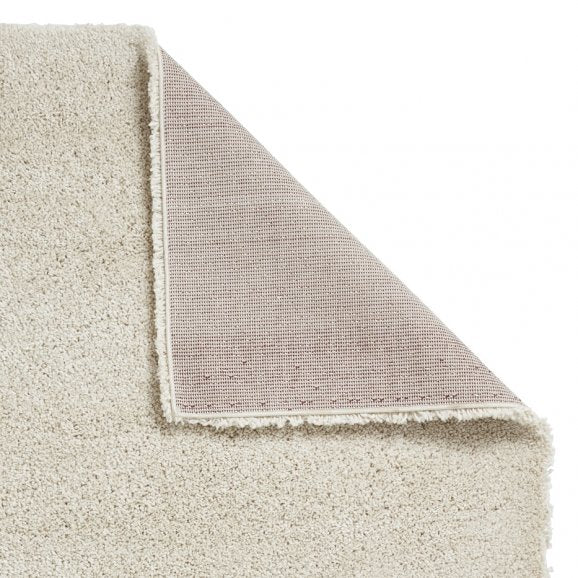 Sierra 9000 Plain Shaggy Rug- Cream