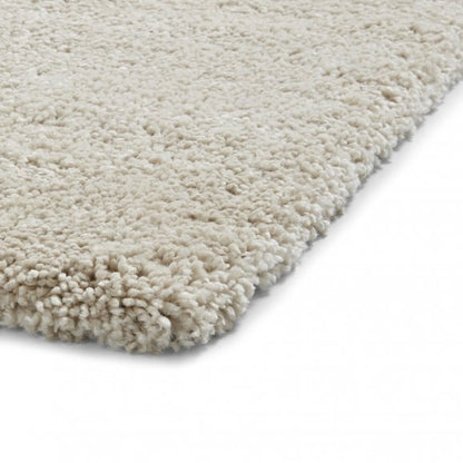 Sierra 9000 Plain Shaggy Rug- Cream