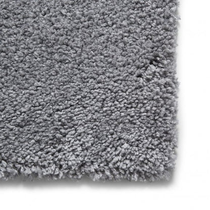 Sierra 9000 Plain Shaggy Rug- Grey