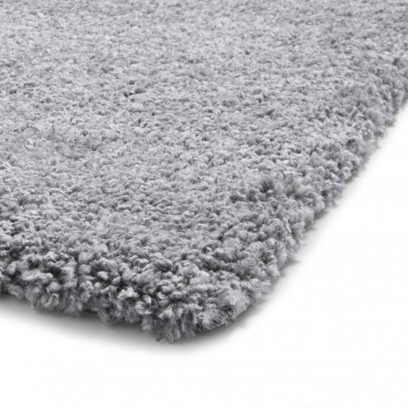 Sierra 9000 Plain Shaggy Rug- Grey