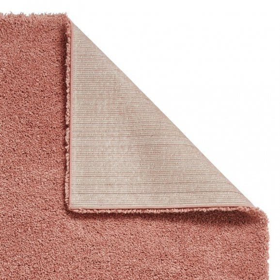 Sierra 9000 Plain Shaggy Rug- Peach