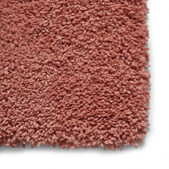 Sierra 9000 Plain Shaggy Rug- Peach