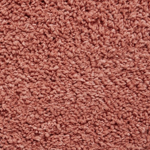 Sierra 9000 Plain Shaggy Rug- Peach