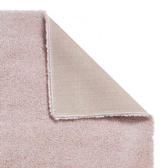 Sierra 9000 Plain Shaggy Rug- Pink