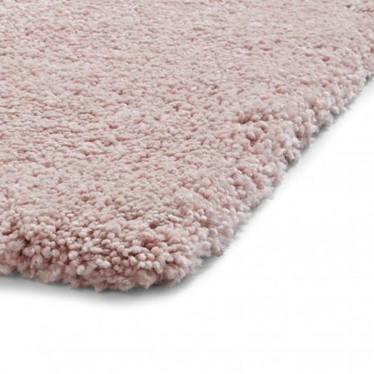 Sierra 9000 Plain Shaggy Rug- Pink