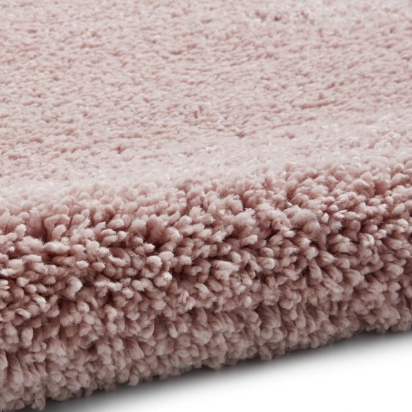 Sierra 9000 Plain Shaggy Rug- Pink