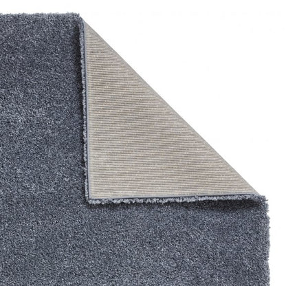 Sierra 9000 Plain Shaggy Rug- Slate Grey