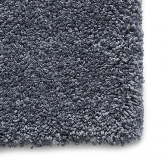 Sierra 9000 Plain Shaggy Rug- Slate Grey