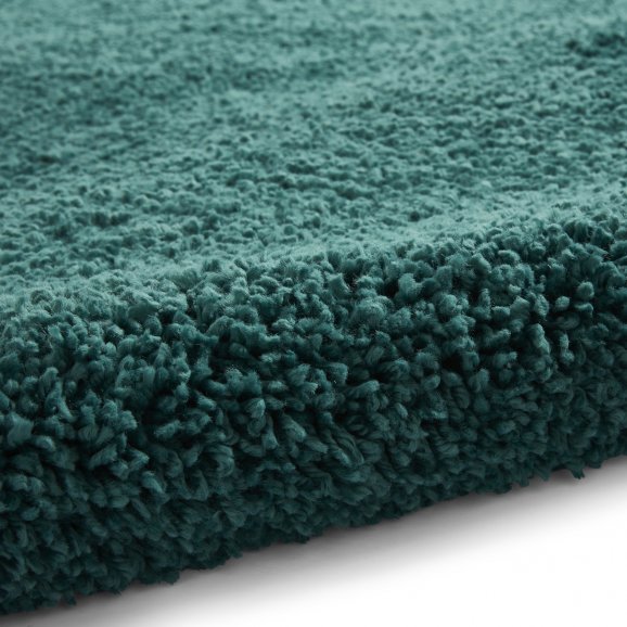 Sierra 9000 Plain Shaggy Rug- Jewel Green