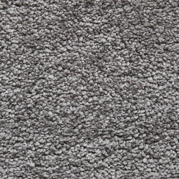 Sierra 9000 Plain Shaggy Rug- Pebble Grey