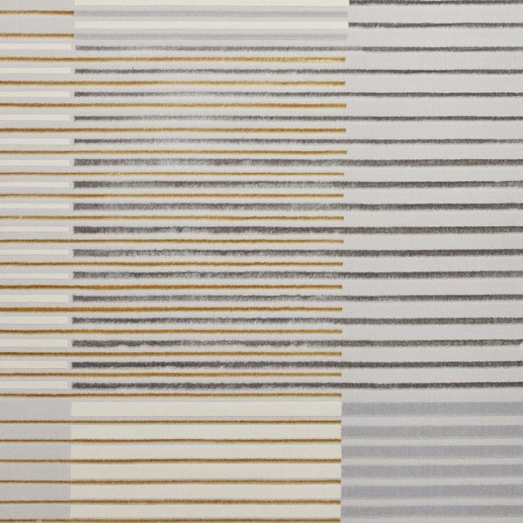 Apollo 2681 Modern Metallic Rug - Grey/Gold