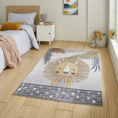 Vida Kids Washable Lion Rug