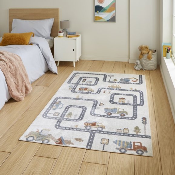 Vida Kids Washable Map Rug