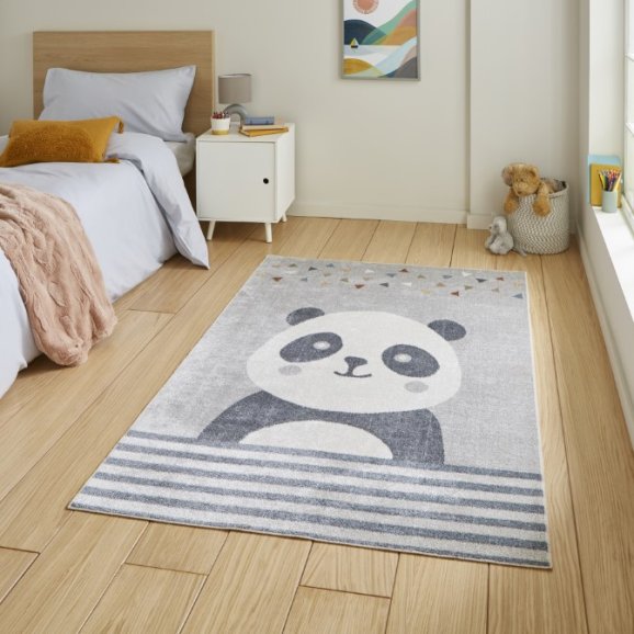 Vida Kids Washable Panda Rug