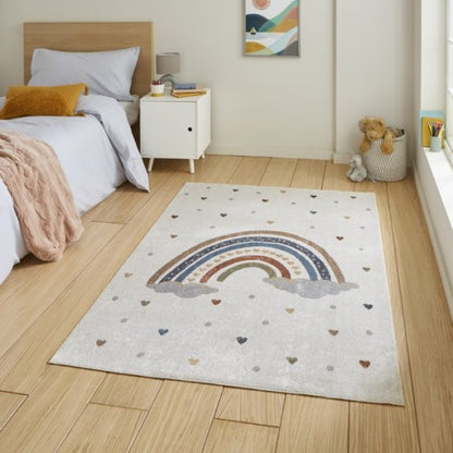 Vida Kids Washable Rainbow Rug