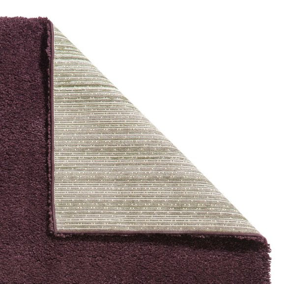 Sierra 9000 Plain Shaggy Rug- Purple