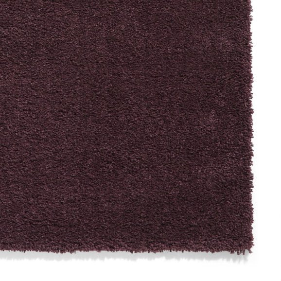 Sierra 9000 Plain Shaggy Rug- Purple