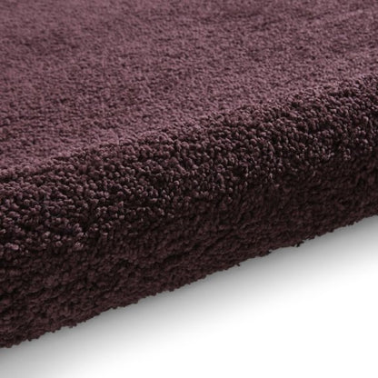 Sierra 9000 Plain Shaggy Rug- Purple