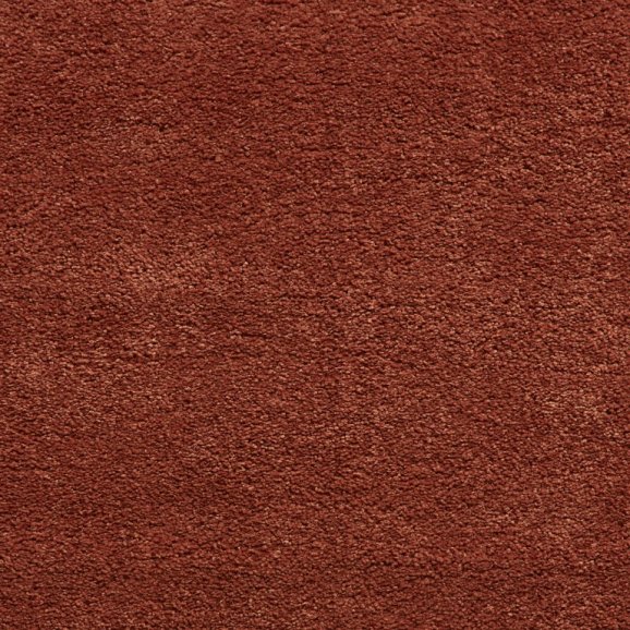 Sierra 9000 Plain Shaggy Rug- Terracotta