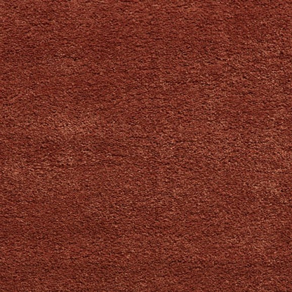 Sierra 9000 Plain Shaggy Rug- Terracotta